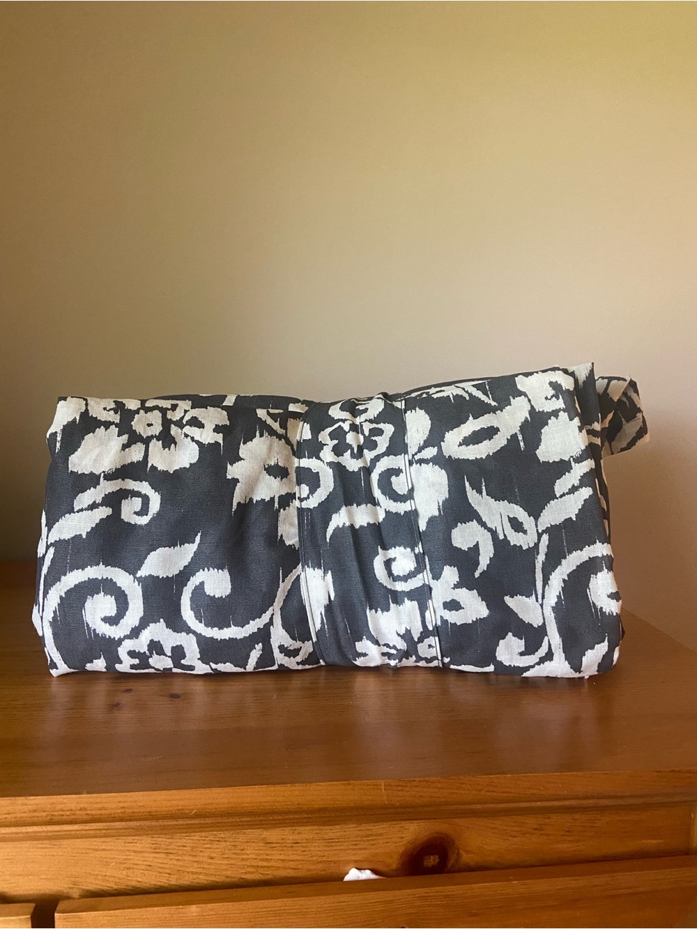 Black & White Floral Pattern Curtains